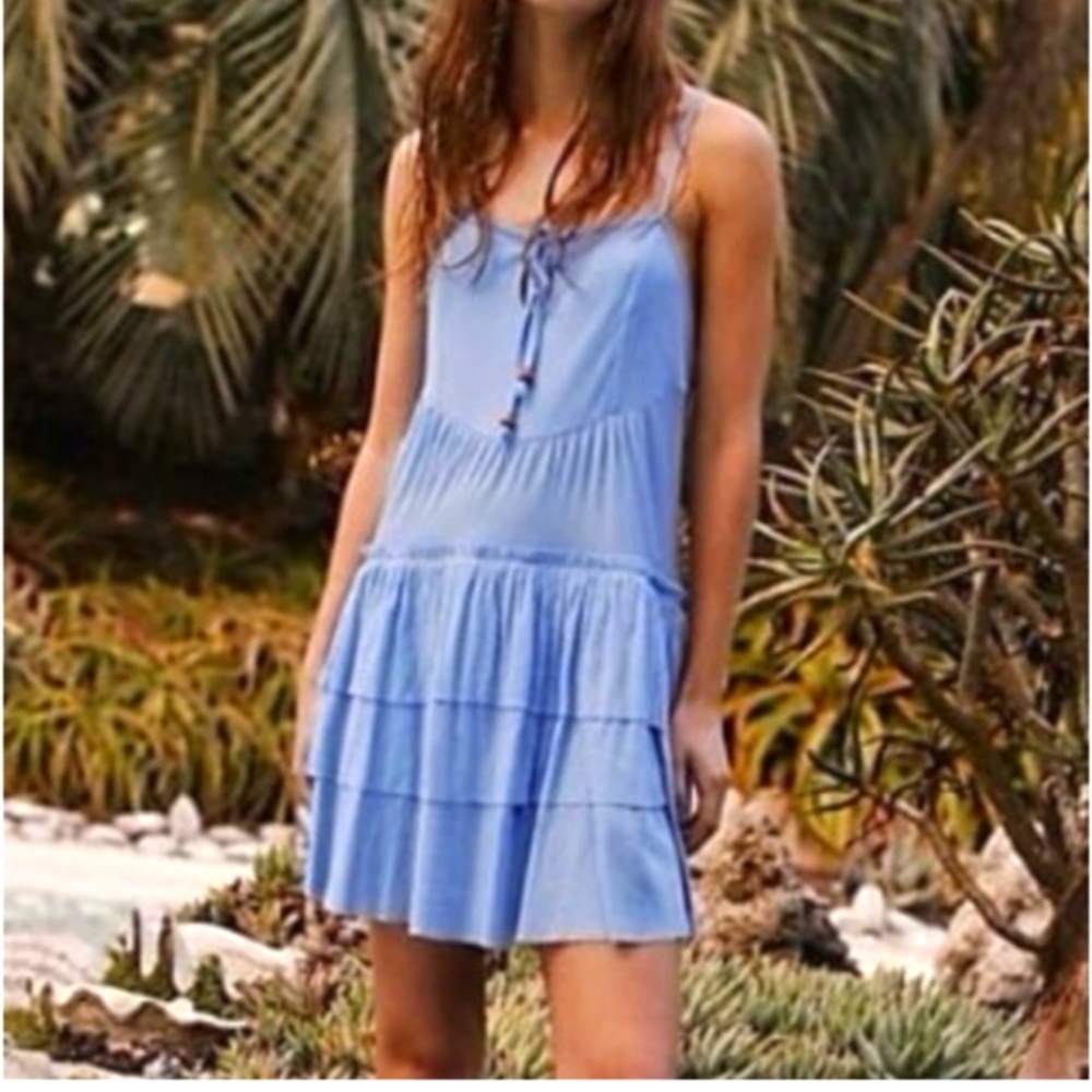 Free People blue mini dress